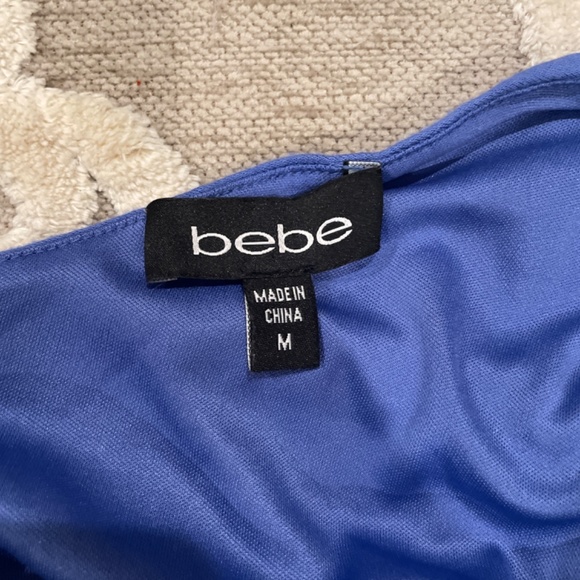 Bebe Embellished One Shoulder Top Size M - Picture 2 of 3